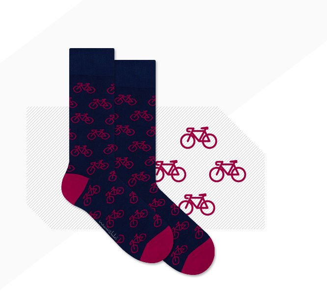 Fahrrad Socken die rocken