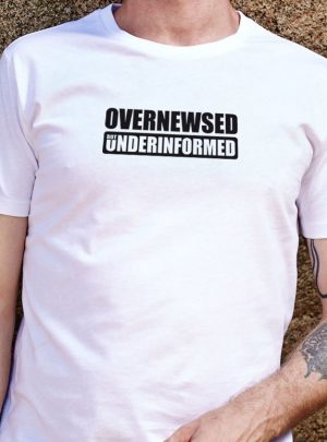OVERNEWSED Herren Bio T-Shirt