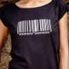 Barcode T-Shirt Schwarz