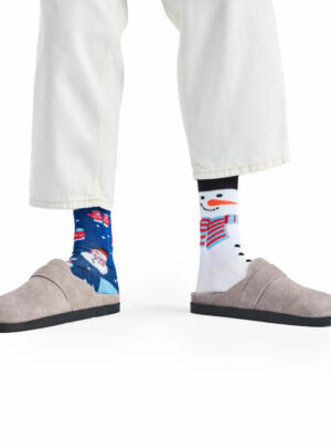 Schneemann Socken MM