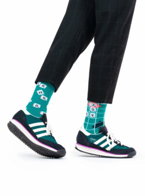 Scrabble Socken Many Mornings