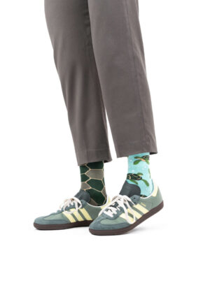 Turtle Time -Schildkroete Socken Many Mornings