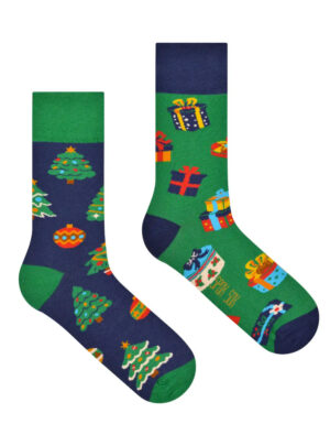 Weihnachtsbaum und Geschenke Socken Spoxsox